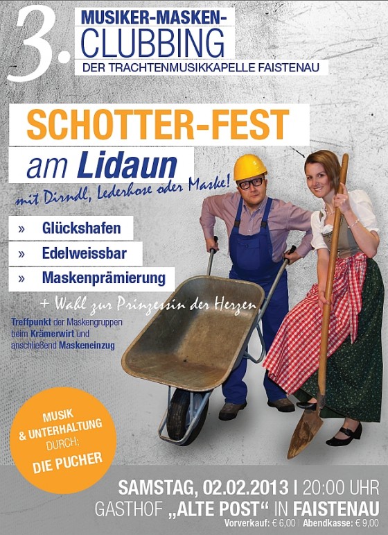 Musiker Maskenball in Faistenau