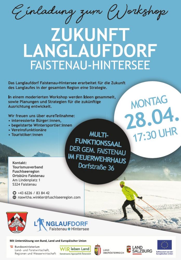 Einladung zum Workshop 28.4.25